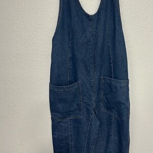 VIP Denim Sleeveless Dress